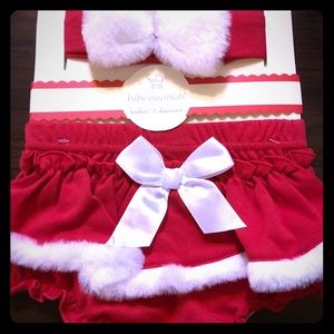 Baby headband and diaper cover Christmas